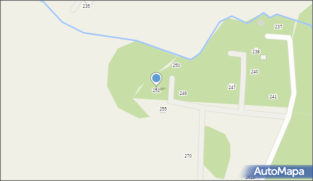 Demlin, Demlin, 251, mapa Demlin