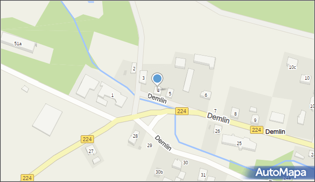 Demlin, Demlin, 4, mapa Demlin
