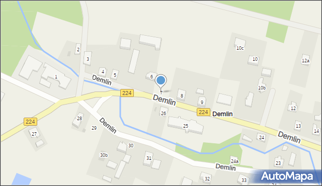 Demlin, Demlin, 7, mapa Demlin