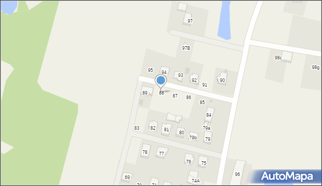 Demlin, Demlin, 88, mapa Demlin