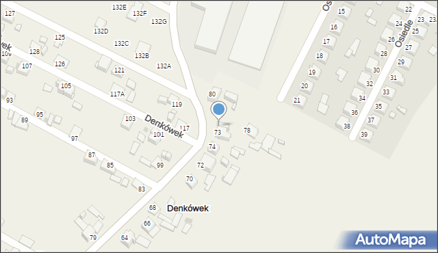 Denkówek, Denkówek, 76A, mapa Denkówek