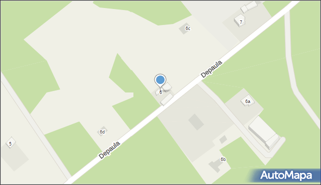 Depaula, Depaula, 6, mapa Depaula
