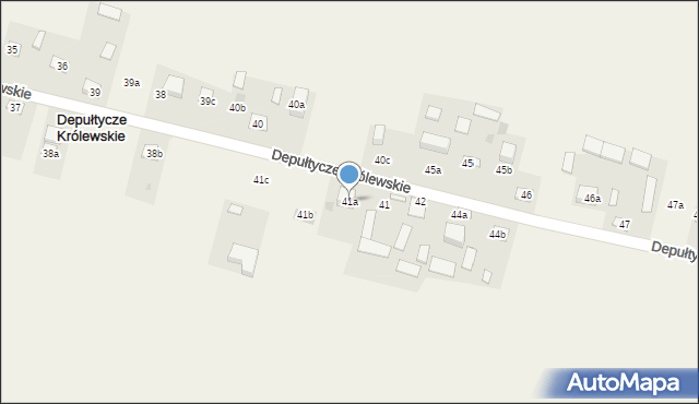 Depułtycze Królewskie, Depułtycze Królewskie, 41a, mapa Depułtycze Królewskie
