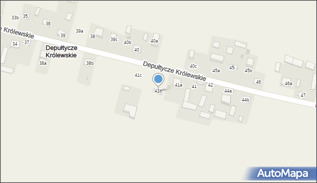 Depułtycze Królewskie, Depułtycze Królewskie, 41b, mapa Depułtycze Królewskie