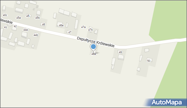 Depułtycze Królewskie, Depułtycze Królewskie, 49a, mapa Depułtycze Królewskie