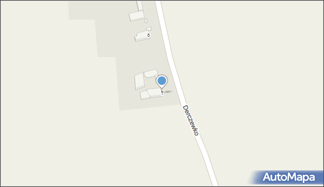 Derczewko, Derczewko, 7, mapa Derczewko