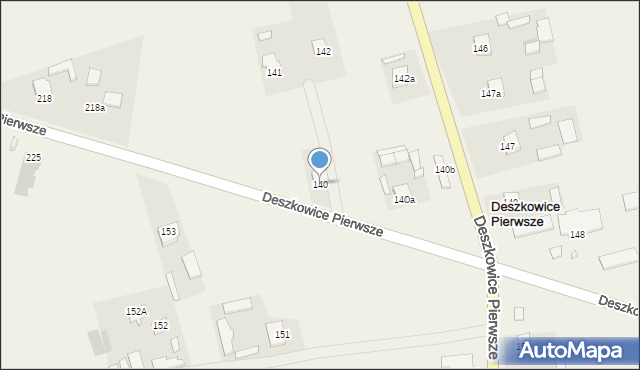 Deszkowice Pierwsze, Deszkowice Pierwsze, 140, mapa Deszkowice Pierwsze