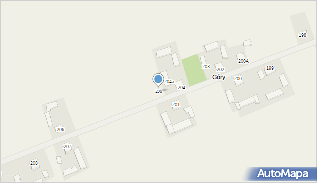 Deszkowice Pierwsze, Deszkowice Pierwsze, 205, mapa Deszkowice Pierwsze