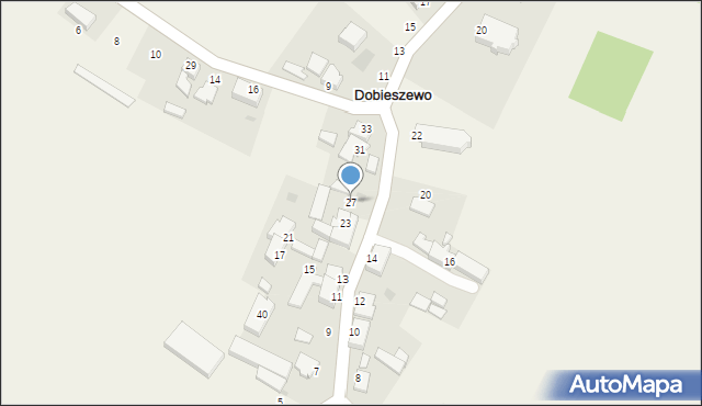 Dobieszewo, Dębnicka, 27, mapa Dobieszewo