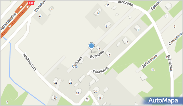 Gaj, Dębowa, 1, mapa Gaj