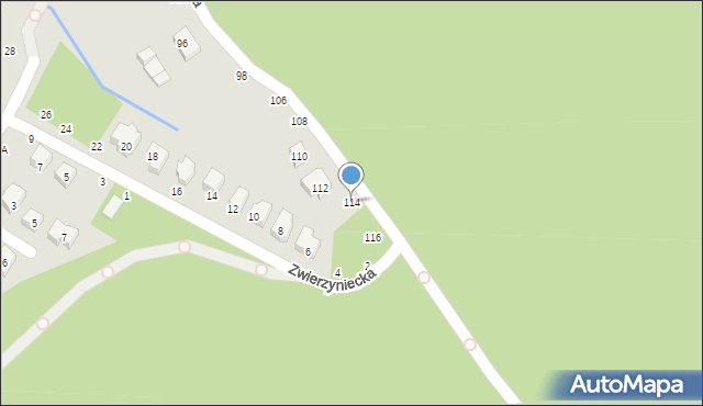 Gdynia, Demptowska, 114, mapa Gdyni