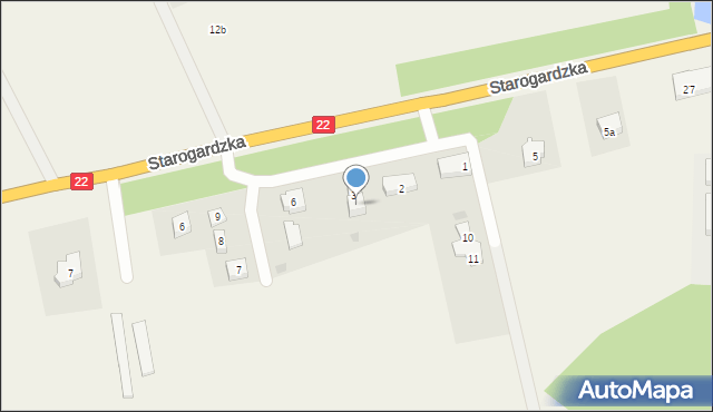 Gniszewo, Dębowa, 4, mapa Gniszewo