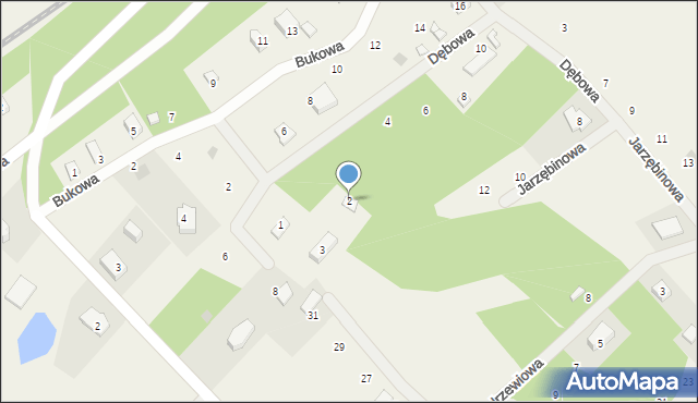 Gołubie, Dębowa, 2, mapa Gołubie