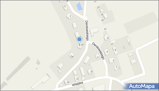 Góra, Derdowskiego, 5, mapa Góra