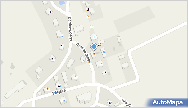 Góra, Derdowskiego, 6, mapa Góra