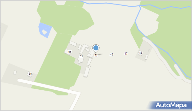 Górzno, Dębowa, 51, mapa Górzno