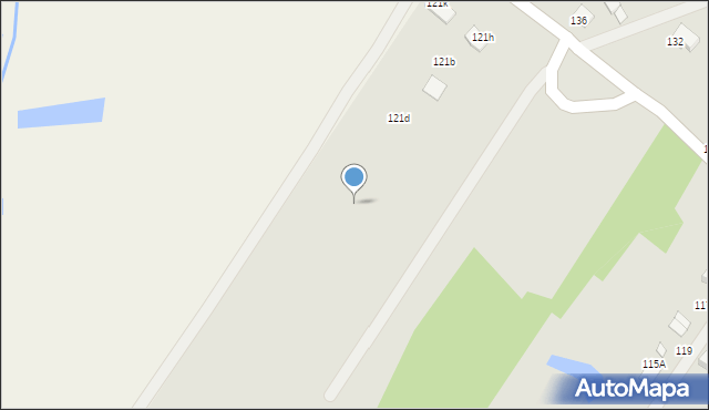 Grudziądz, Dębowa, 121g, mapa Grudziądza