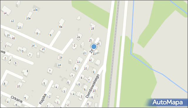 Jaworzno, Dembowskiego Edwarda, 11, mapa Jaworzno