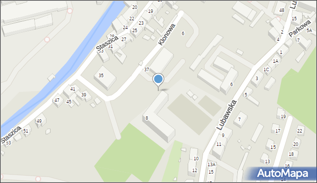 Kamienna Góra, Dębowa, 3g, mapa Kamienna Góra