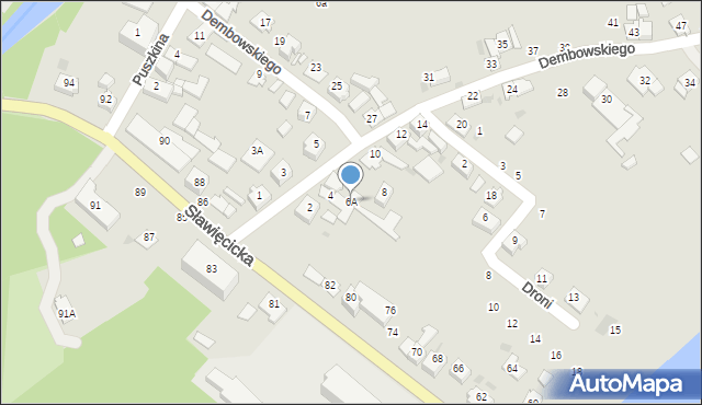 Kędzierzyn-Koźle, Dembowskiego Edwarda, 6A, mapa Kędzierzyna-Koźle