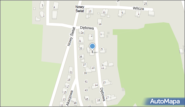 Kłodzko, Dębowa, 8, mapa Kłodzka