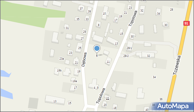 Kolnik, Dębowa, 6, mapa Kolnik