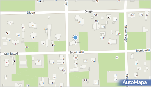 Konstancin-Jeziorna, Deotymy, 5, mapa Konstancin-Jeziorna