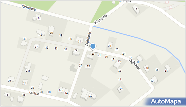 Kotowice, Dębowa, 23, mapa Kotowice