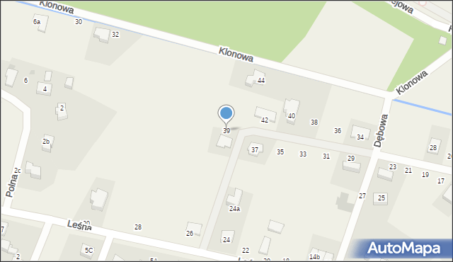 Kotowice, Dębowa, 39, mapa Kotowice
