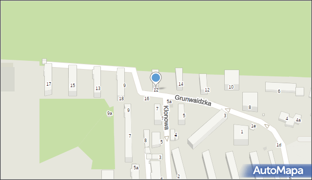 Kraśnik, Dekutowskiego-Zapory Hieronima, mjr., 12, mapa Kraśnik