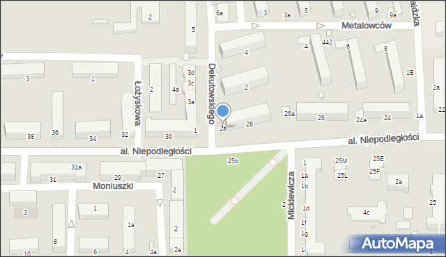 Kraśnik, Dekutowskiego-Zapory Hieronima, mjr., 2a, mapa Kraśnik