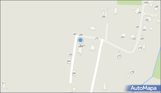 Krosno, Decowskiego Stanisława, ks., 166b, mapa Krosna