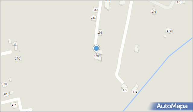 Krosno, Decowskiego Stanisława, ks., 168, mapa Krosna