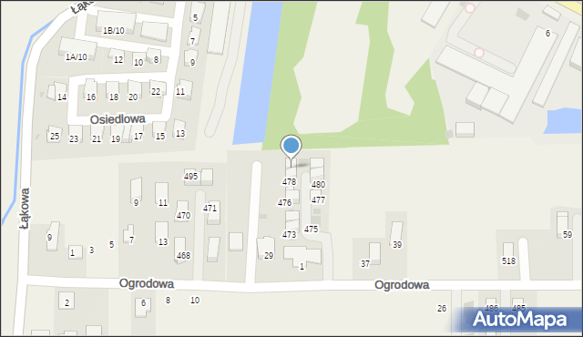 Kryspinów, Dębowe Zacisze, 11, mapa Kryspinów