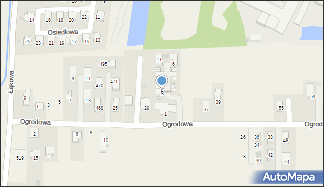 Kryspinów, Dębowe Zacisze, 3, mapa Kryspinów