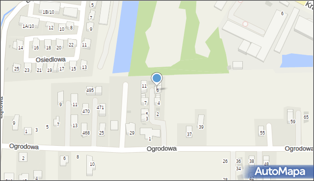 Kryspinów, Dębowe Zacisze, 6, mapa Kryspinów