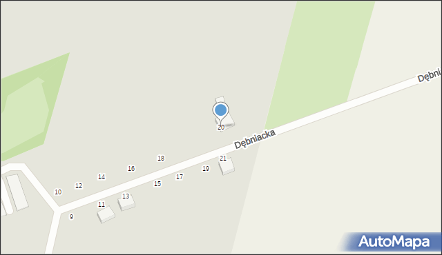 Książ Wielkopolski, Dębniacka, 22, mapa Książ Wielkopolski