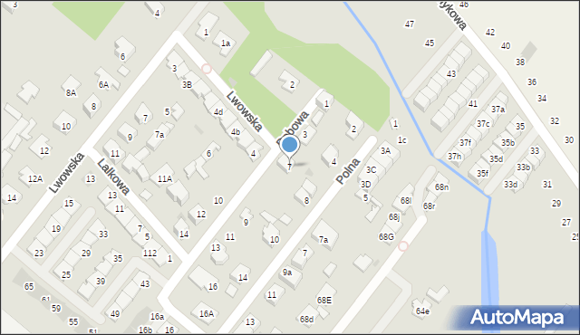 Łomianki, Dębowa, 7, mapa Łomianki