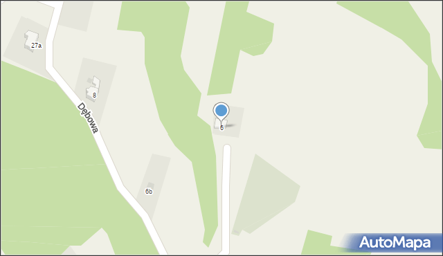 Marklowice Górne, Dębowa, 6, mapa Marklowice Górne
