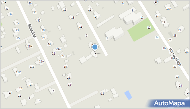 Milanówek, Dembowskiej, 5, mapa Milanówek