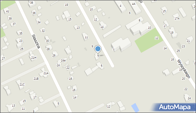 Milanówek, Dembowskiej, 7, mapa Milanówek