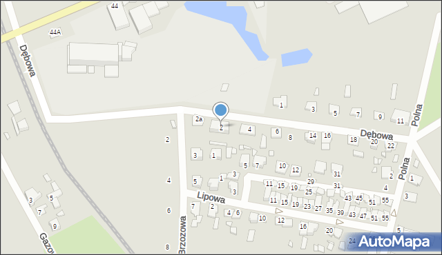 Niemodlin, Dębowa, 2, mapa Niemodlin
