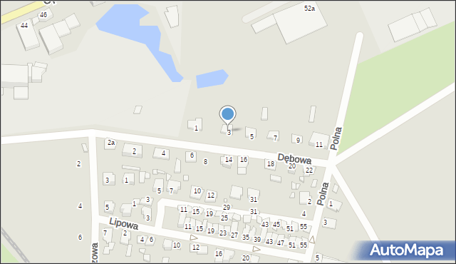 Niemodlin, Dębowa, 3, mapa Niemodlin