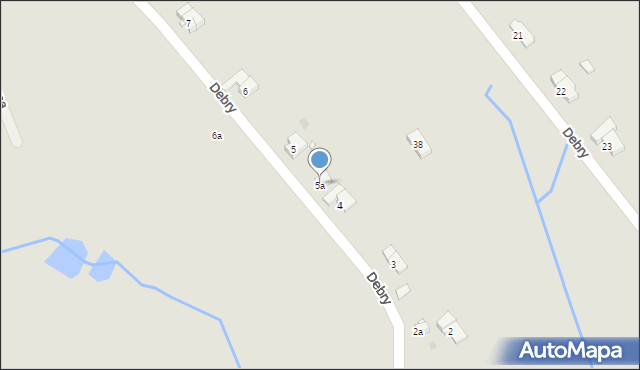 Nowa Ruda, Debry, 5a, mapa Nowa Ruda