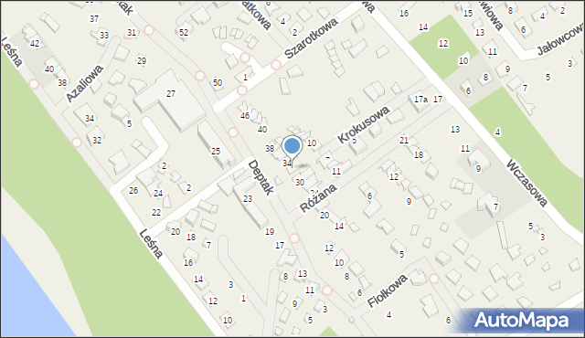 Nowy Dębiec, Deptak, 32, mapa Nowy Dębiec