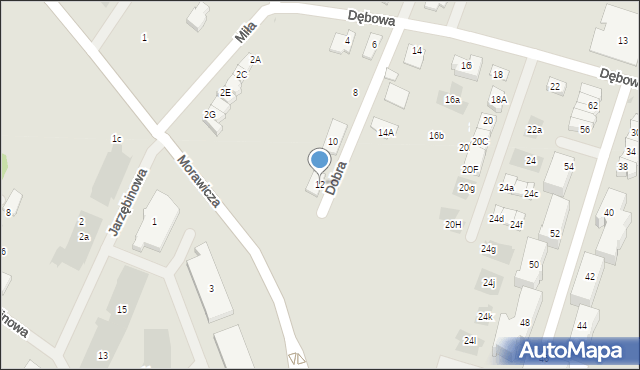 Nowy Dwór Mazowiecki, Dębowa, 12, mapa Nowy Dwór Mazowiecki