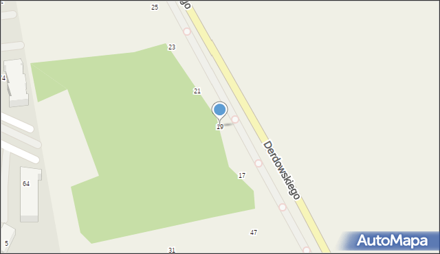 Pogórze, Derdowskiego Hieronima, 19, mapa Pogórze