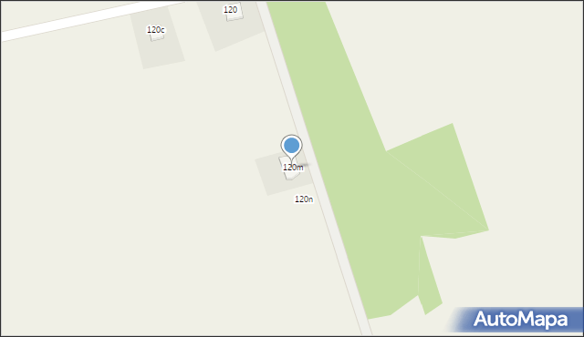 Prądocin, Dębowa, 120m, mapa Prądocin