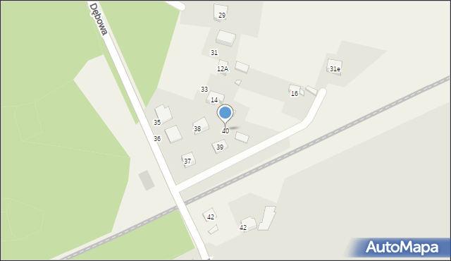 Preczów, Dębowa, 40, mapa Preczów