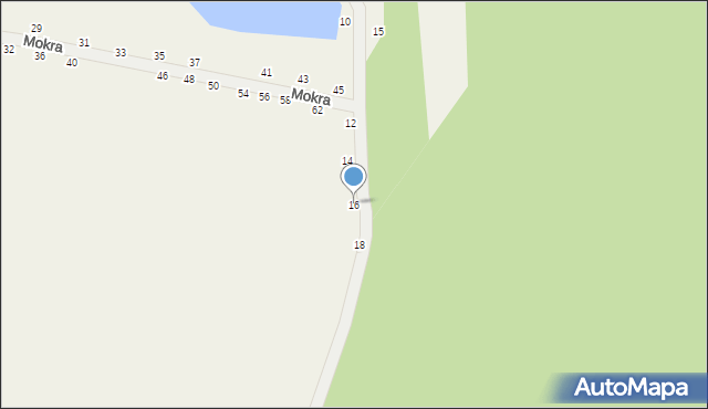 Psucin, Dębowa, 16, mapa Psucin